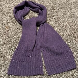 Gorgeous purple rhinestone scarf - EUC!